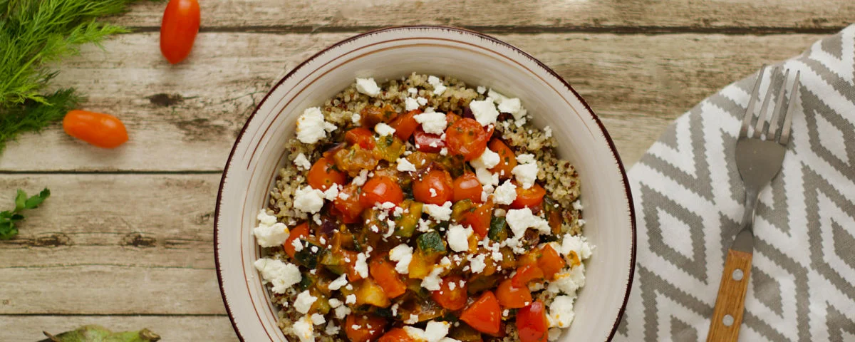 Recipe kit Ratatouille with tricolor quinoa